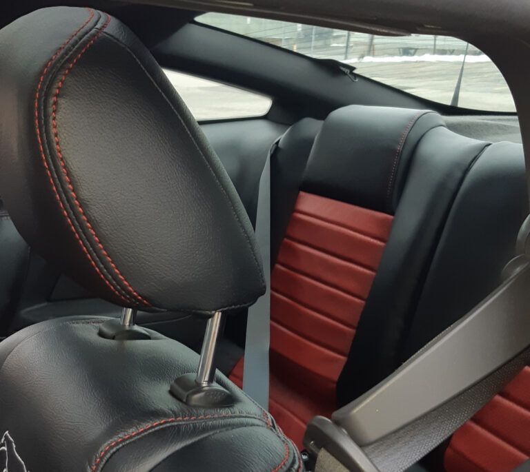 Leather car seats