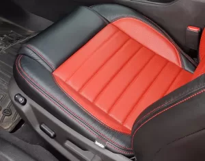 leather seat upholstery