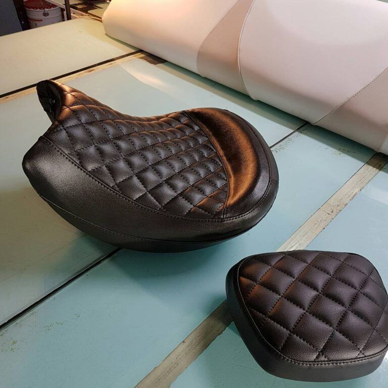 Motorcycle chopper seat