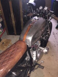 Classic motorcycle seat