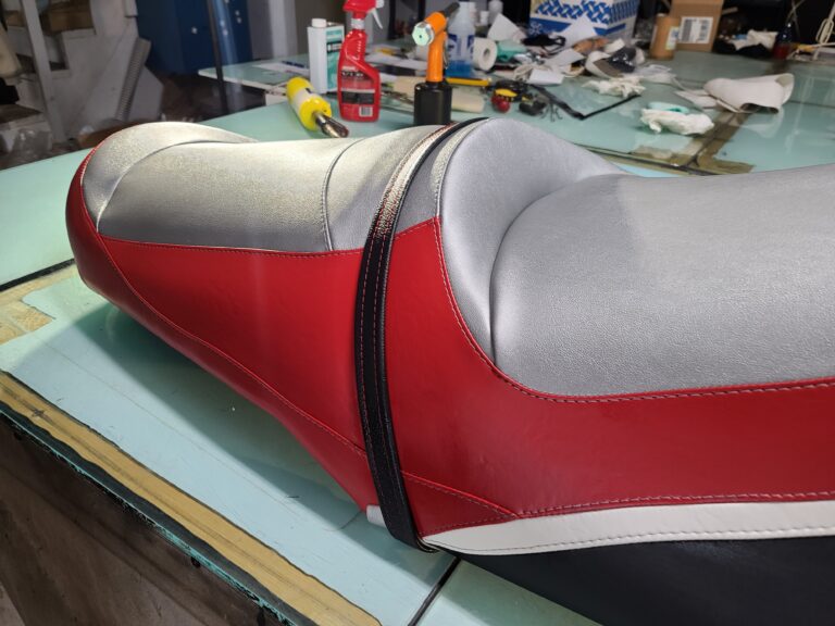 Boat seat upholstery