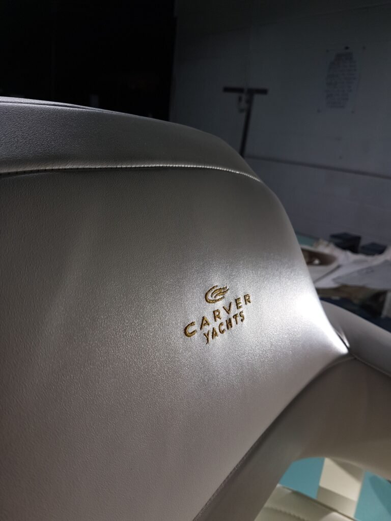 Boat seat upholstery