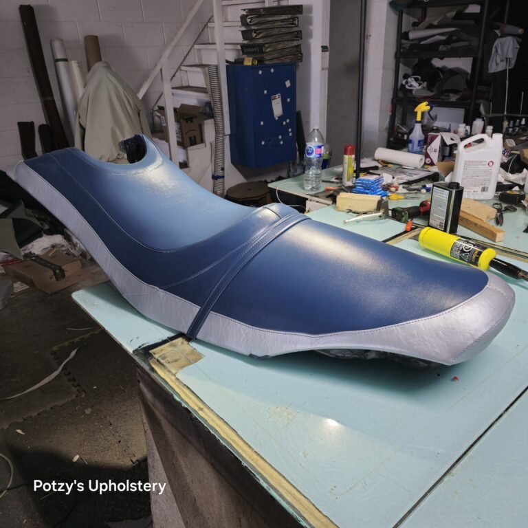 Boat seat upholstery