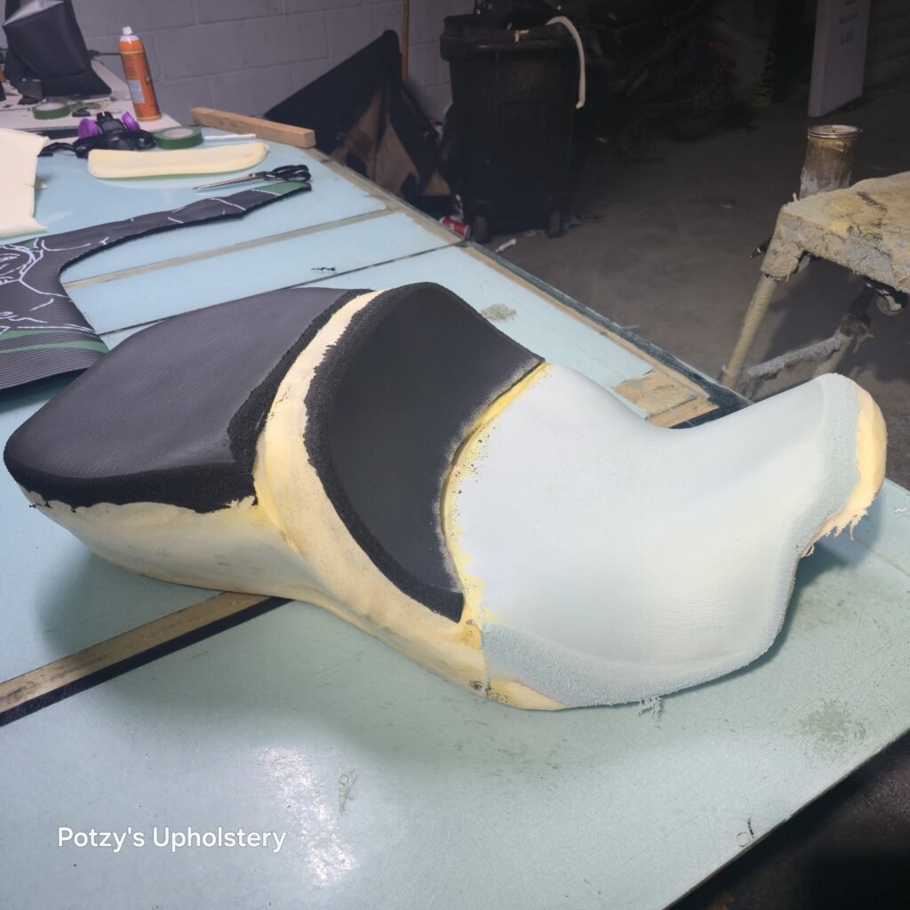 Foam modification, foam repair, memory foam, new form