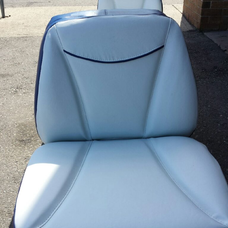 Boat seat upholstery