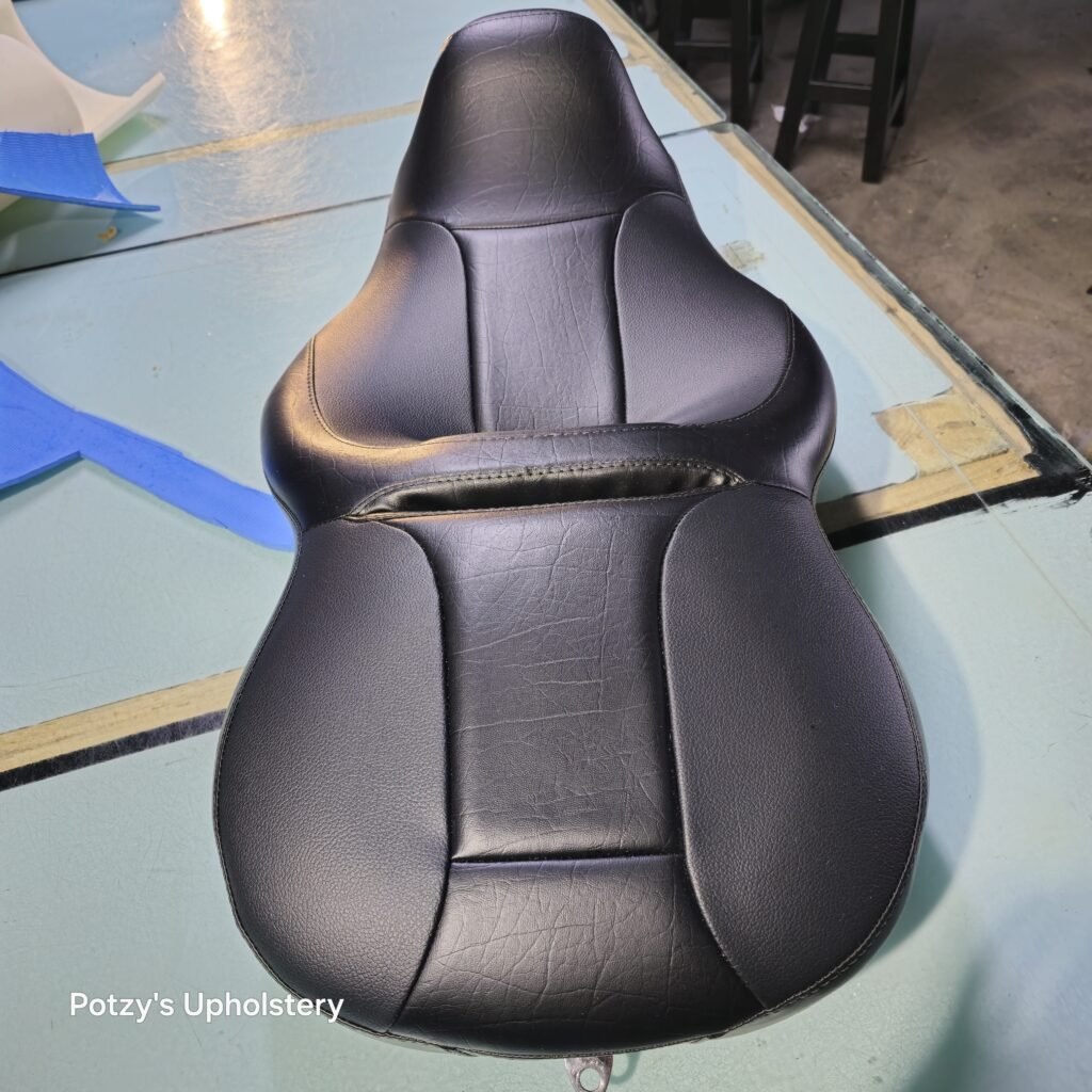 Motorcycles seat upholstery